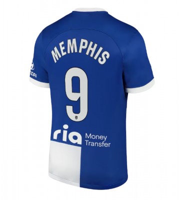 Atletico Madrid Memphis Depay #9 Koszulka Wyjazdowych 2023-24 Krótki Rękaw